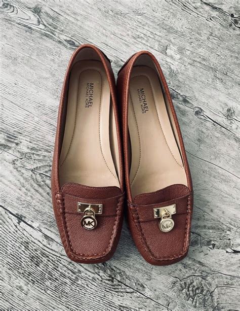 michael kors hamilton moc loafers|michael kors ladies flats.